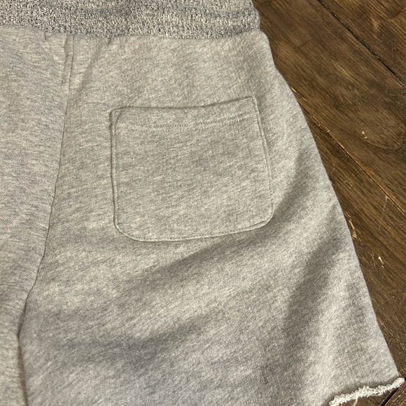 Natural Life Gray Distressed Sweat Shorts Size XS Elastic and Drawstring Waist - Picture 6 of 7